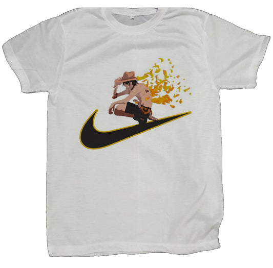 one piece t- shirt fat White 28