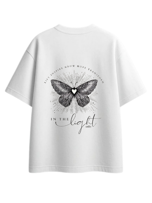 butterflies t- shirt White Back 28
