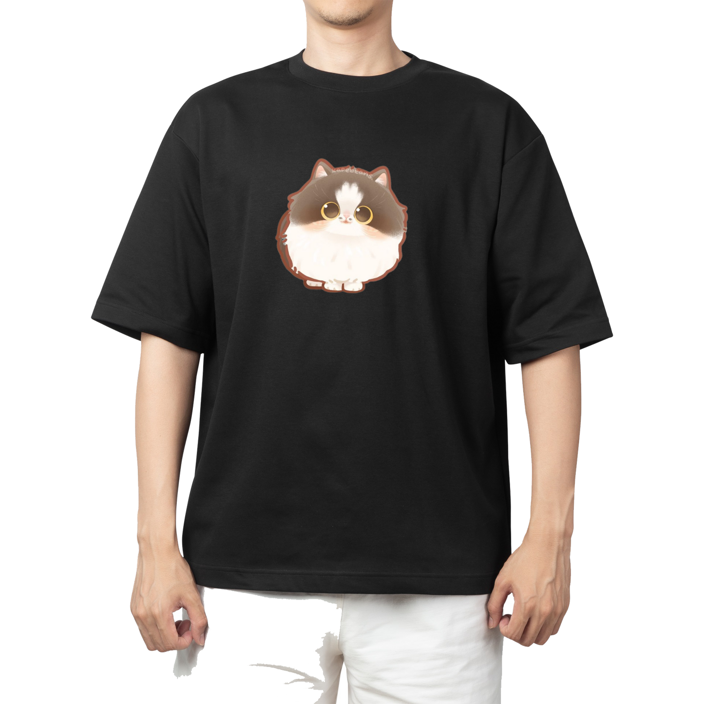 cat One Size t- shirt Black 28