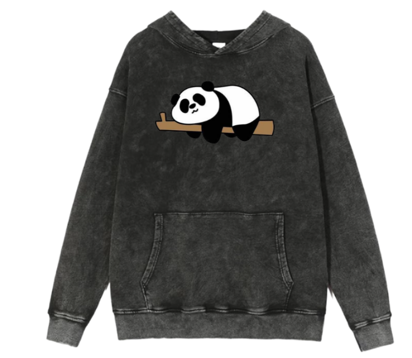 PANDA Oversize Hoodie Washed 28