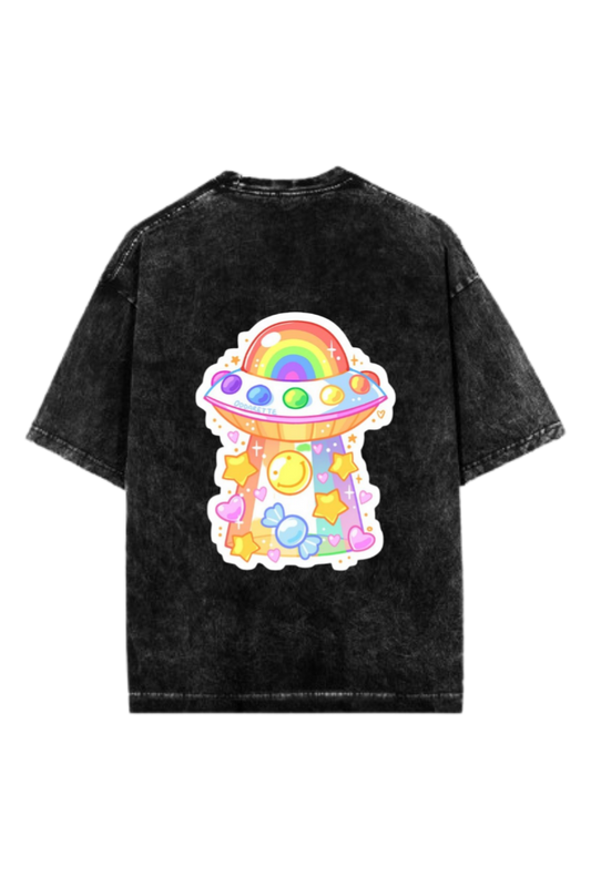 aliens One Size t- shirt Washed Back 28
