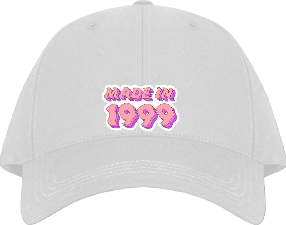 age Baseball cap White 1999