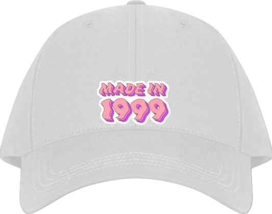 age Baseball cap White 1999