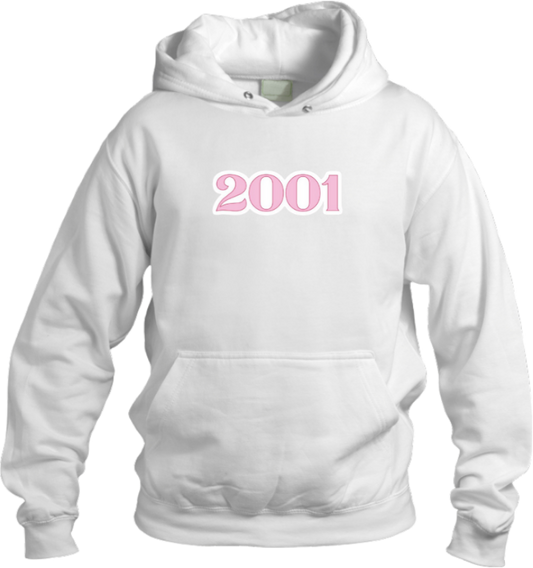 age Oversize Hoodie White 2001