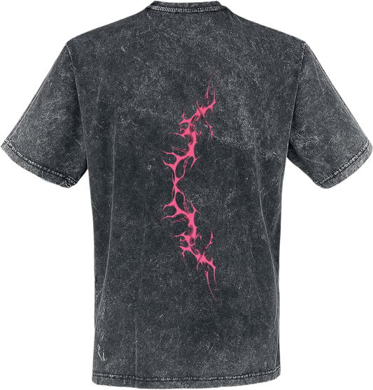 Goth t- shirt Washed Back 28