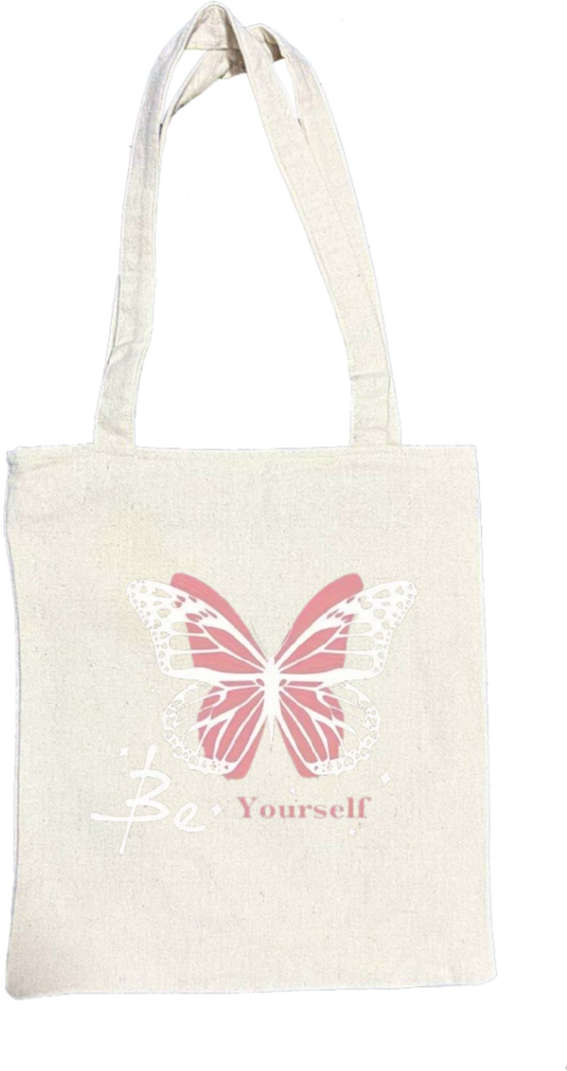butterflies tote bag Beige 28