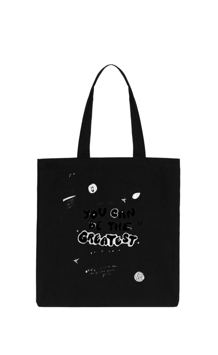 YOU CAN BE THE!! GREATEST tote bag Black 28
