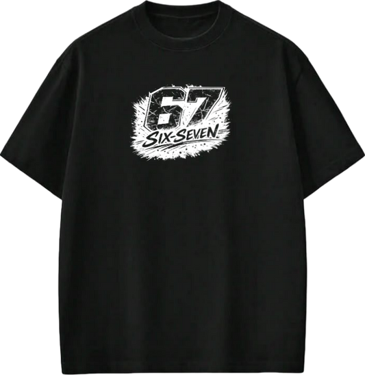 67 designs One Size t- shirt Black 28