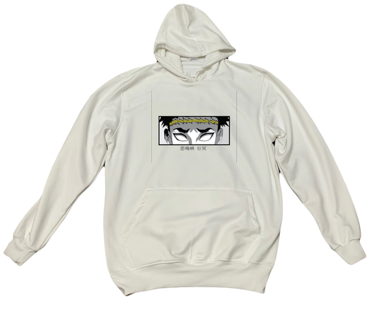 Anime Demon slayer nezuko tanjiro Oversize Hoodie White 28