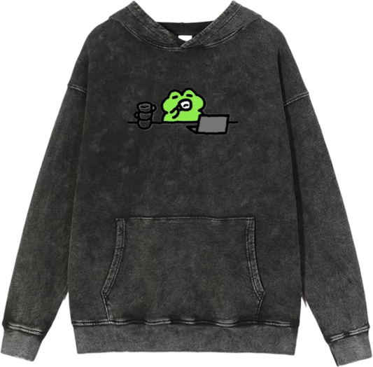 Frog Oversize Hoodie Washed 28