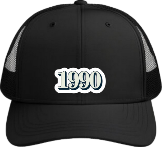 age Baseball cap Black 1990