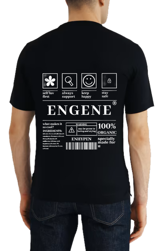 INGREDIENTS Back text One Size t- shirt Black Back 141