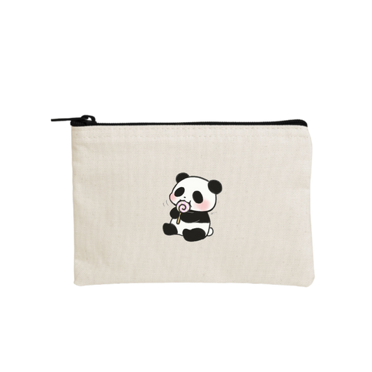 PANDA wallet pencil case Beige 28