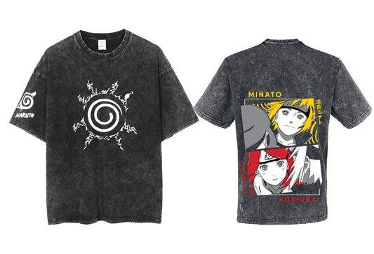 Naruto Shippuden t- shirt One Size Washed Back 28