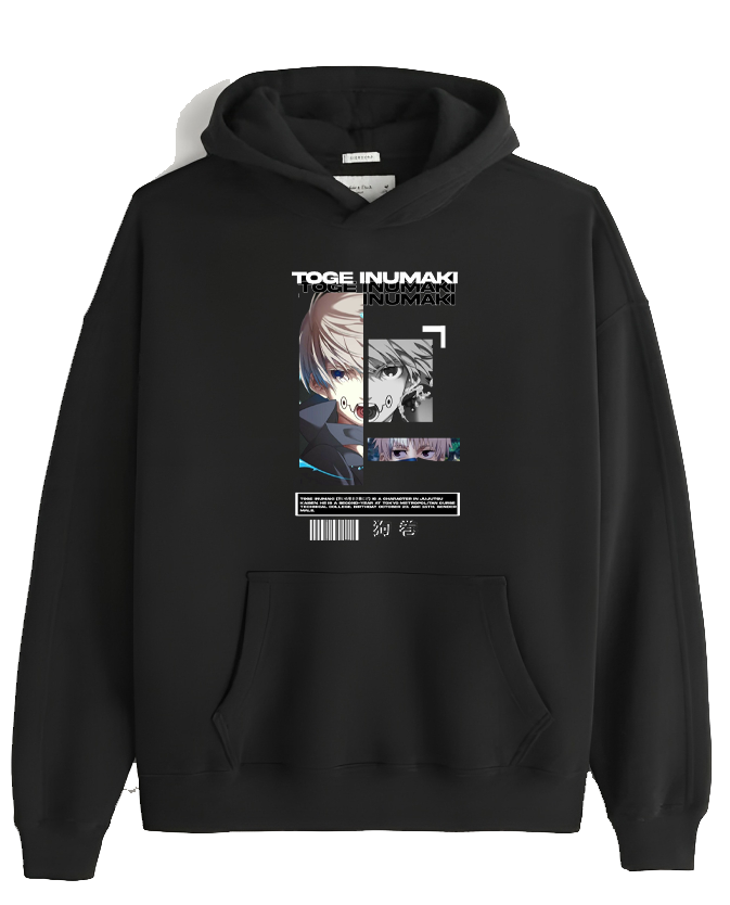 jujutsu kaisen GOJO Oversize  Hoodie Black 28