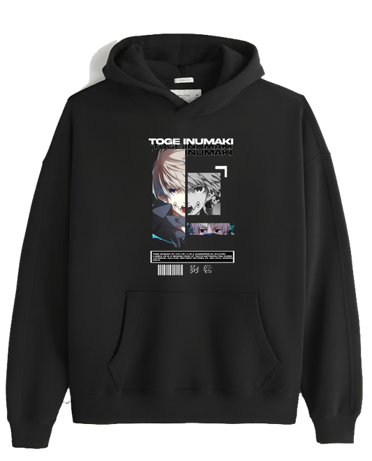 jujutsu kaisen GOJO Oversize  Hoodie Black 28