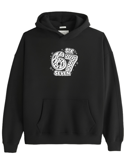 designs 67 Oversize Hoodie Black 28