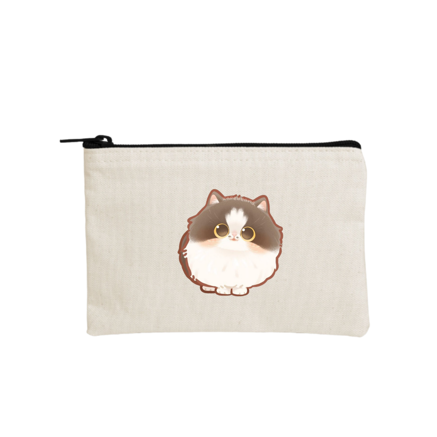 cat wallet pencil case Beige 28