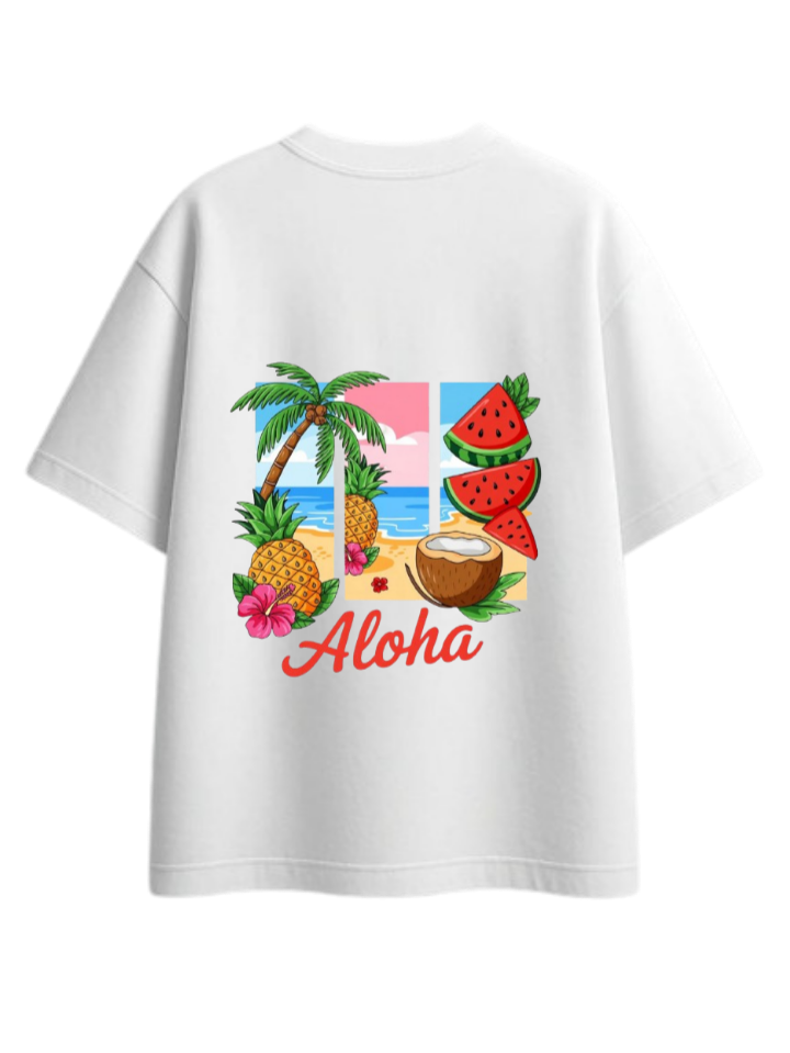 Summer Vibes t- shirt White Back 28