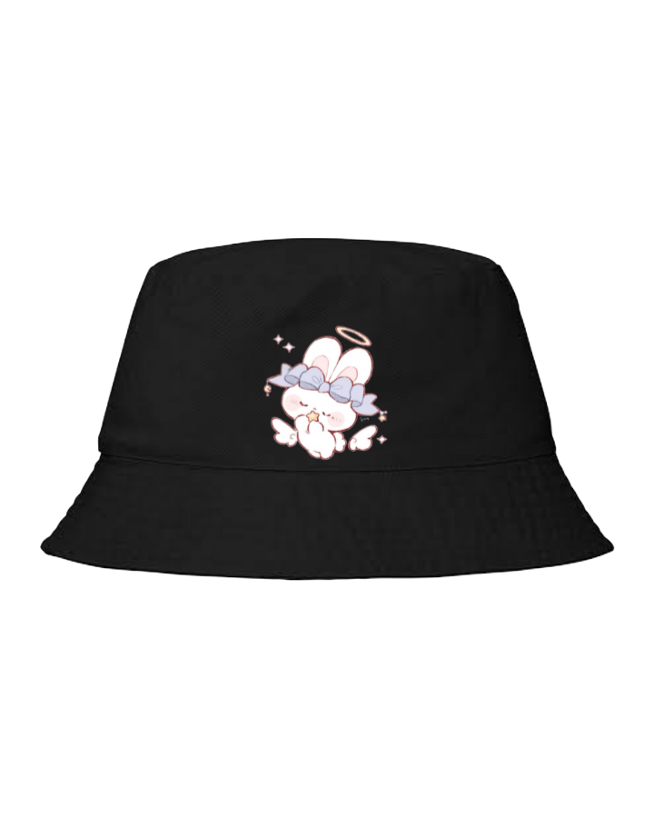 bunny Bucket hat Fishman hat cap Black 28