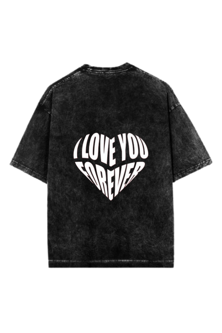 VaIentine coupIe One Size t- shirt Washed Back 28