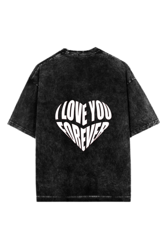 VaIentine coupIe One Size t- shirt Washed Back 28