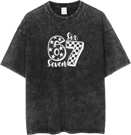67 designs One Size t- shirt Washed 28