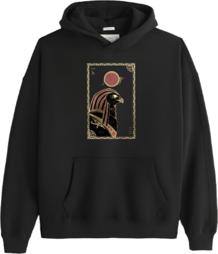 Egypt Over Size hoodie Black 28