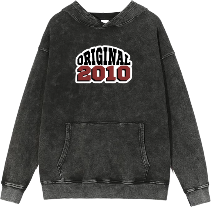 age Oversize  Hoodie Washed gray 2010