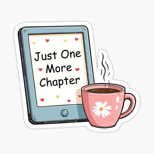 Sticker coffee Just One More Chapter 28