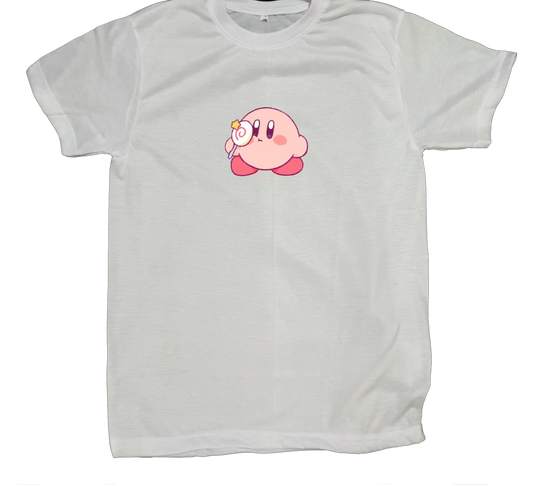 Cute Anime Kirby T-Shirt – Kawaii Graphic Tee, Soft Casual fit Sleeve Shirt for Women, Men, Teens, and Gaming Fans 28