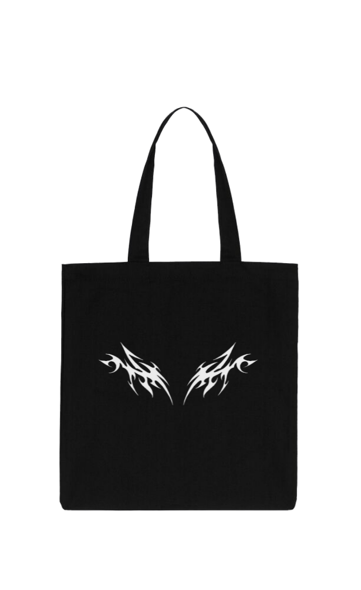 Goth tote bag Black 28