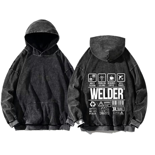 WELDER oversize hoodie Washed back 130