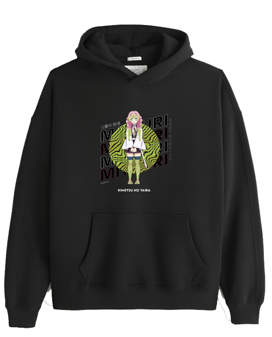 Anime Demon slayer nezuko tanjiro Oversize Hoodie Black 81