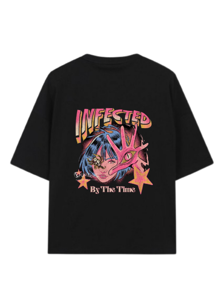 aliens One Size t- shirt Black Back 30