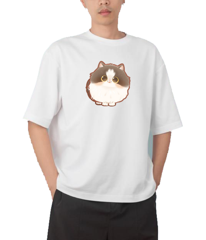 cat One Size t- shirt White 28