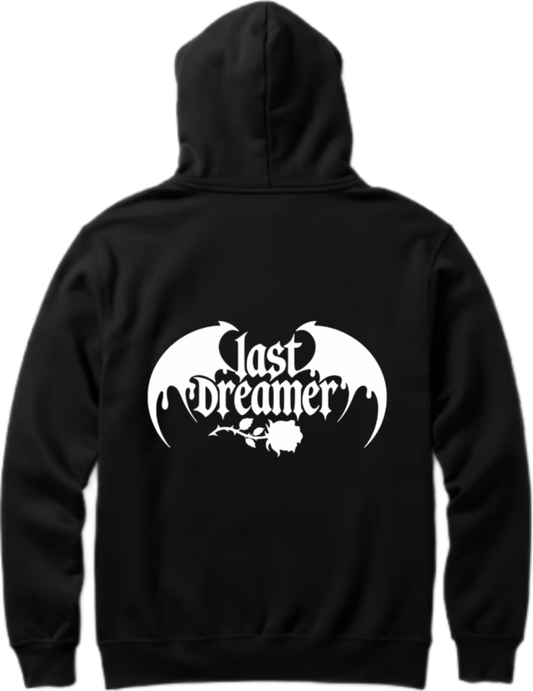 Goth Oversize Hoodie Black Back 28