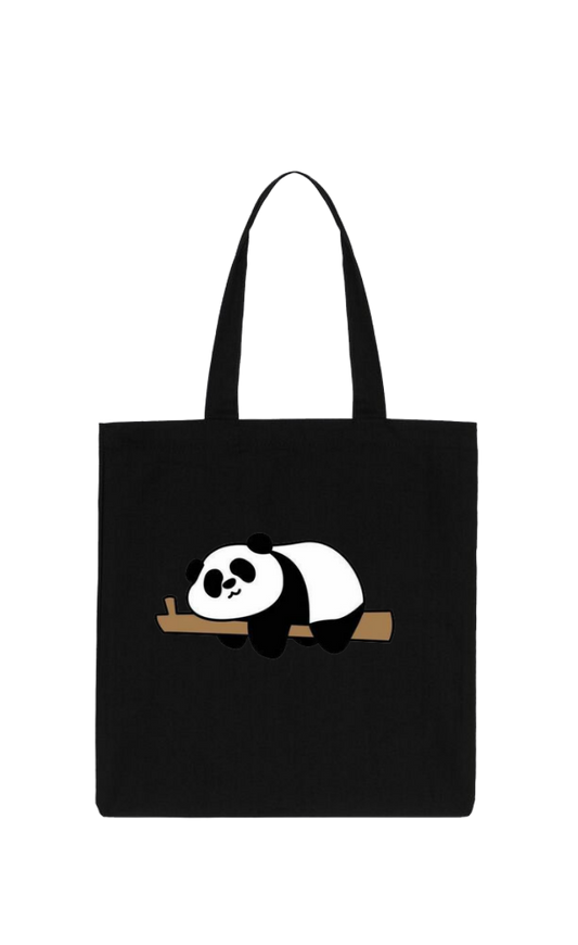 PANDA tote bag Black 28