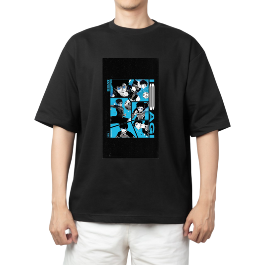 blue lock t- shirt One Size Black 46
