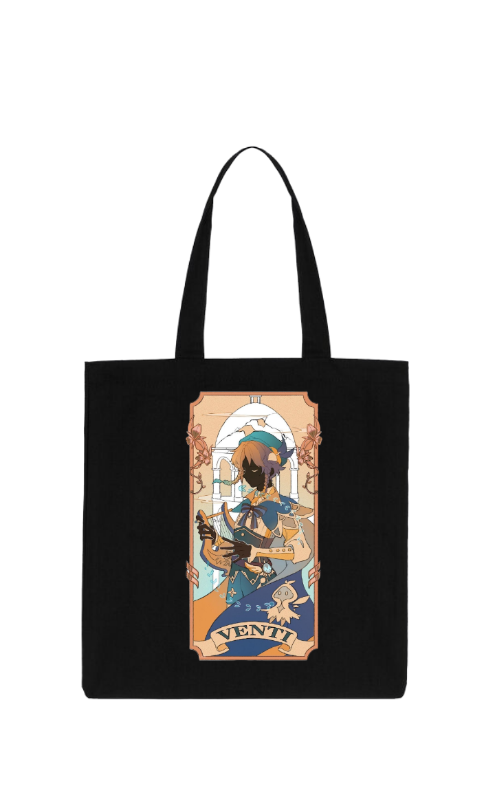 Genshin Impact Venti tote bag Black 28