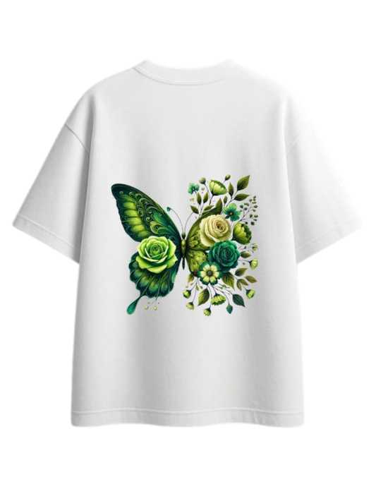 butterflies t- shirt White Back 29