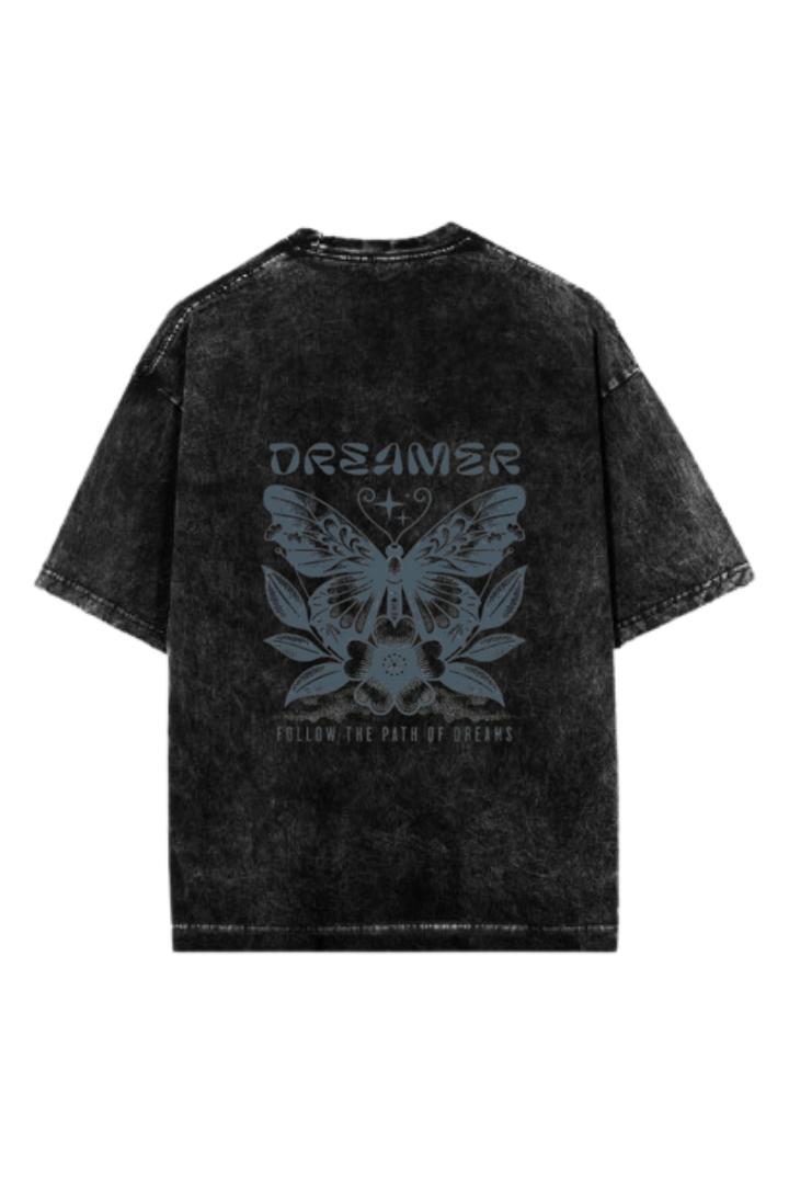 butterflies One Size t- shirt Washed Back 29