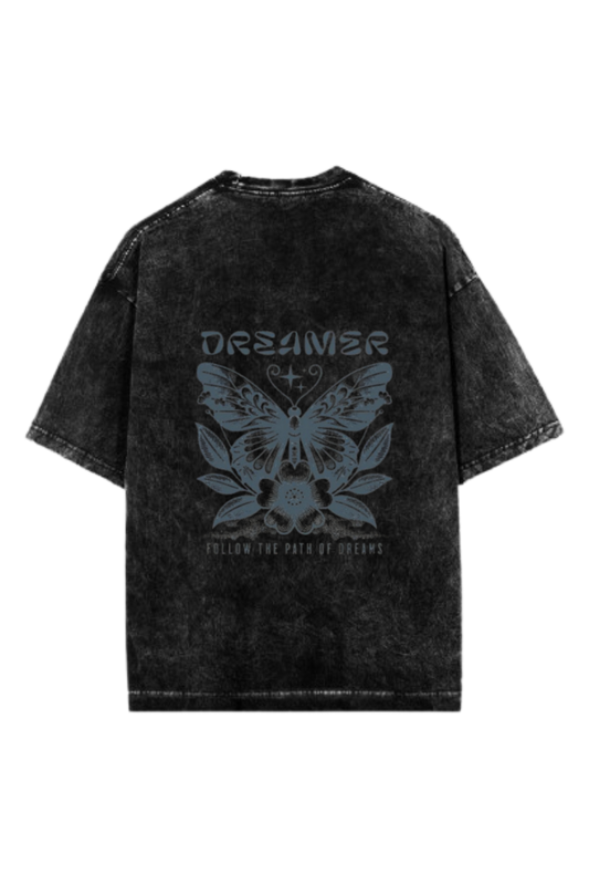 butterflies One Size t- shirt Washed Back 29