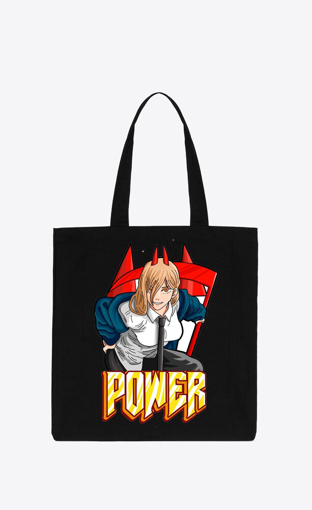 Chainsaw Man tote bag Black 29