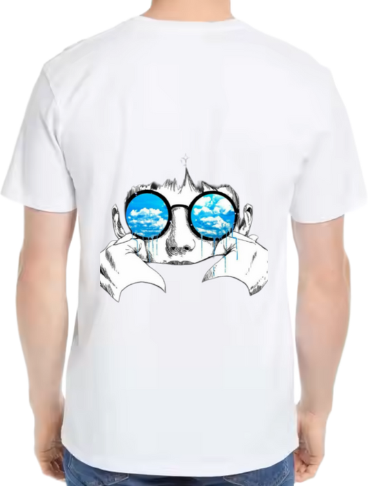 Flok t- shirt One Size White back 29