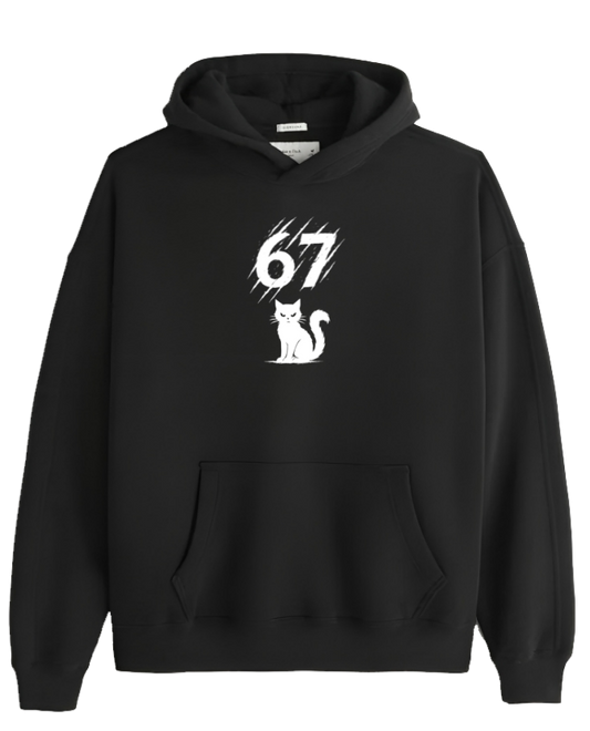 designs 67 Oversize Hoodie Black 29