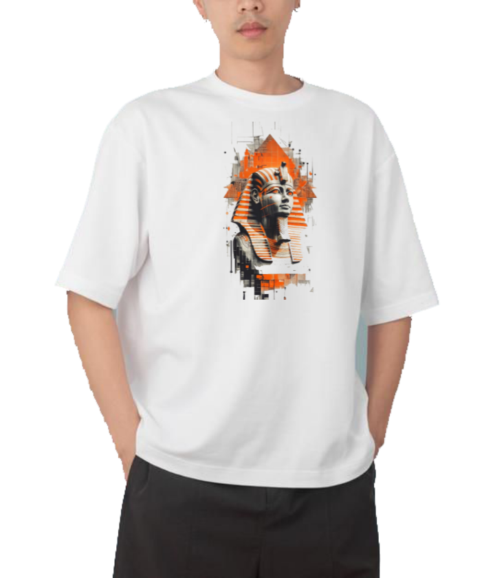 Egypt t- shirt Over Size White 29