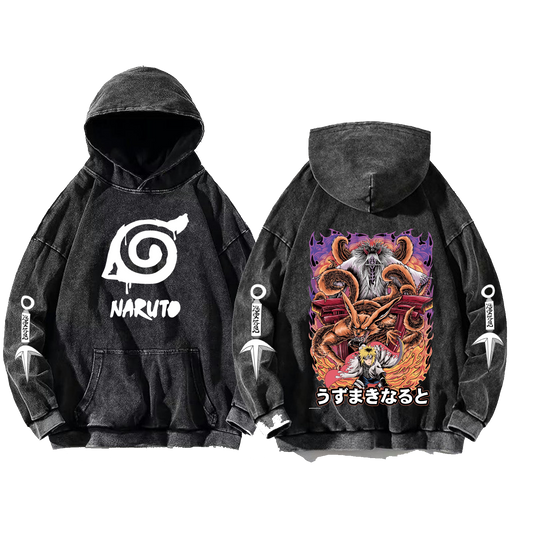 Naruto Shippuden One Size hoodie Washed Back 29