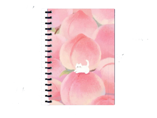 Peach Cat Notebook A5 29