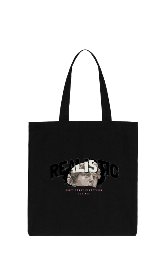 REALISTIC Tote bag Black 216